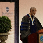 Dean George Grant, Ph.D. at podium